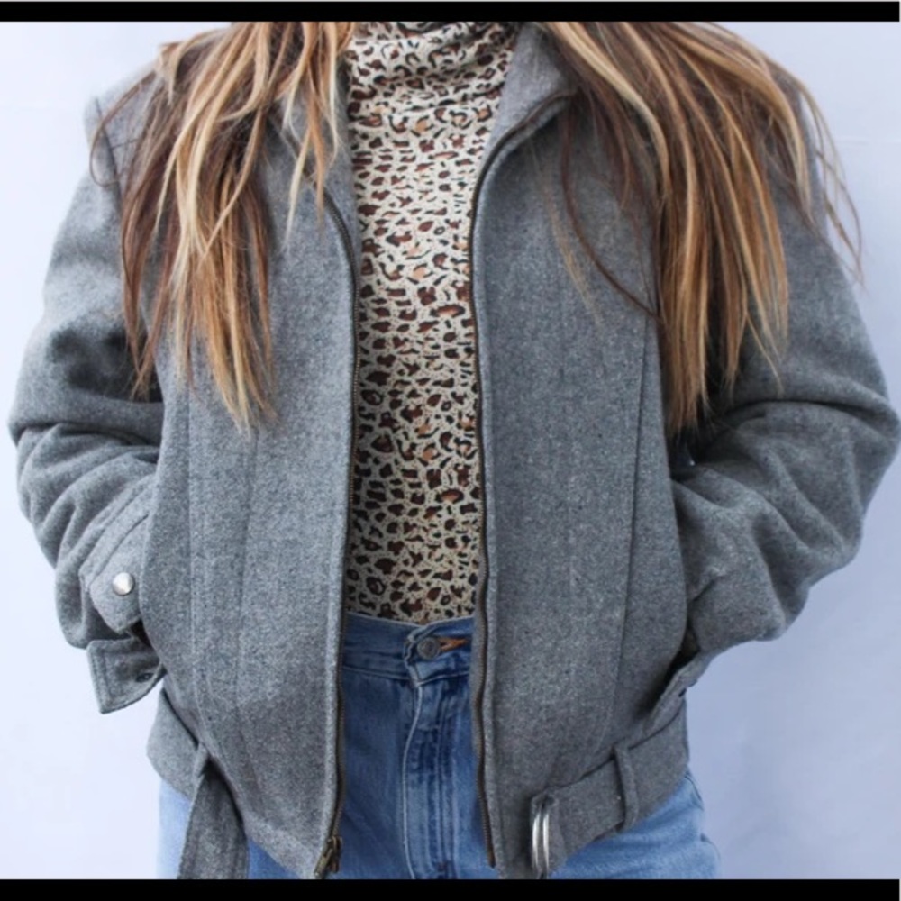 Wool Moto Jacket